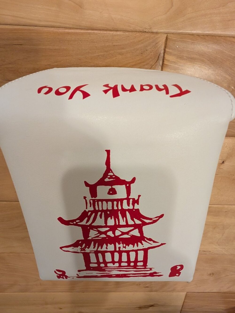 Chinese take-out purse. So cute! Chain handle/strap.